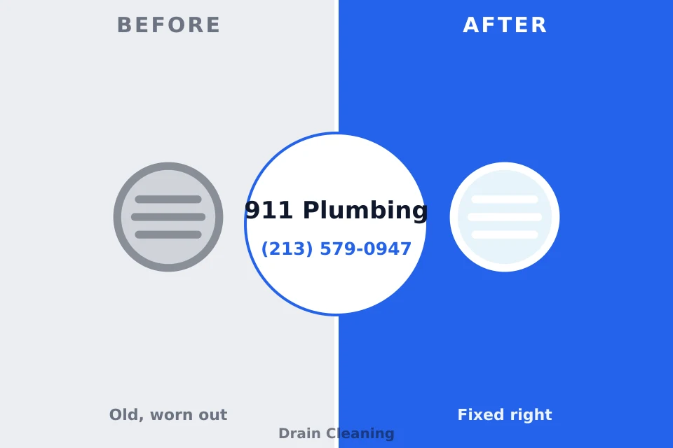 Before and after: plumbing repair Wilkesboro, NC